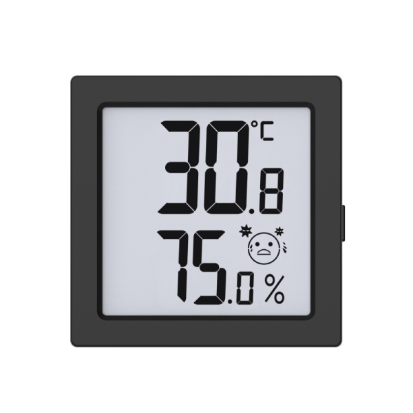Цифровой термогигрометр с внешним датчиком BALDR B0387TH BLACK